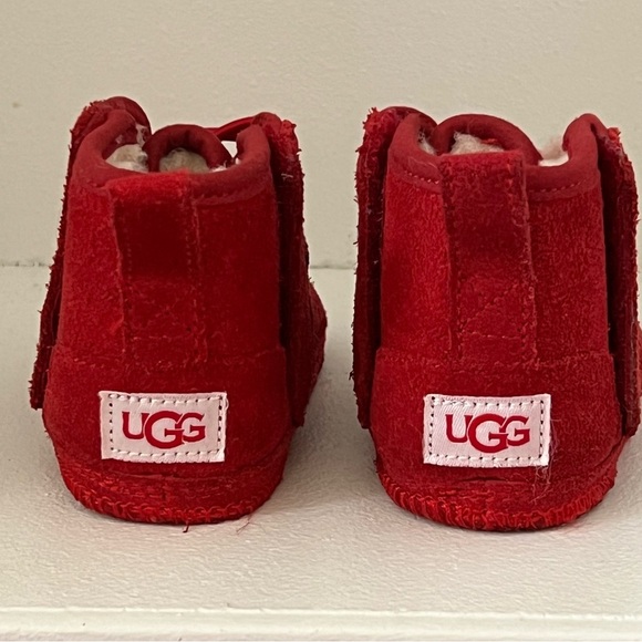 UGG Baby 02/03 Neumel Boot Samba Red Shearling Warm Winter Outdoor Wool Casual - Picture 4 of 16